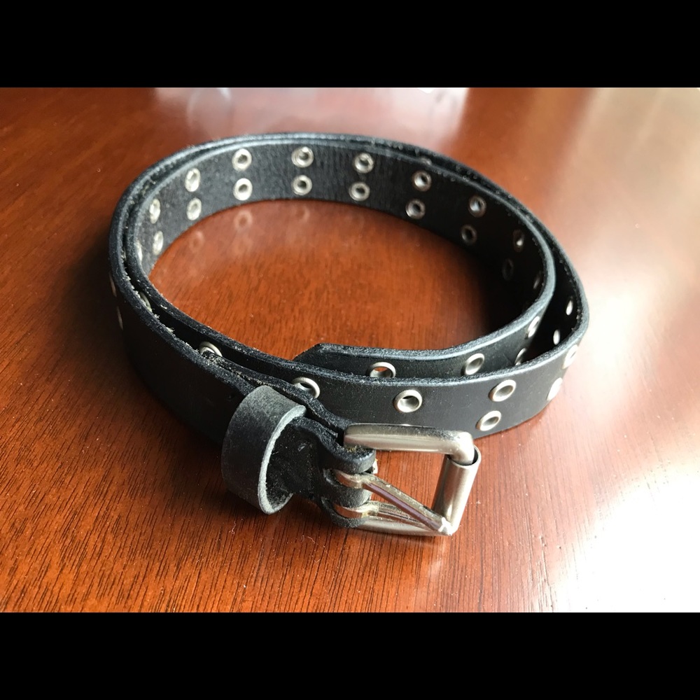 Black Leather Belt